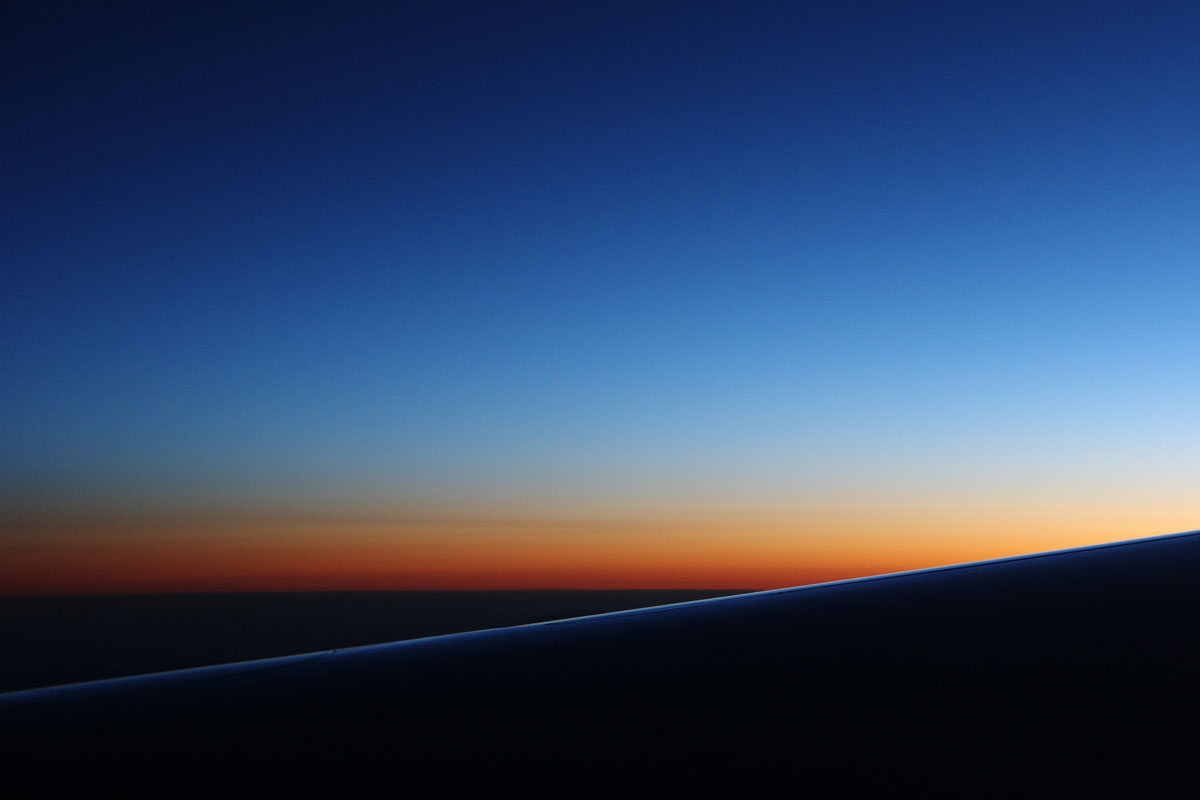 sunrise from airplane #5